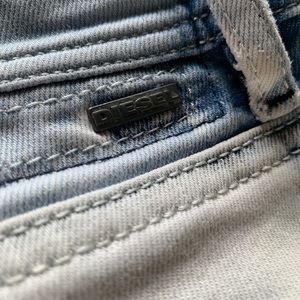 Diesel White Distressed Denim